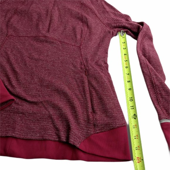 Lululemon Runderful Pullover 1/2 Zip 10 L Pink - Picture 7 of 11